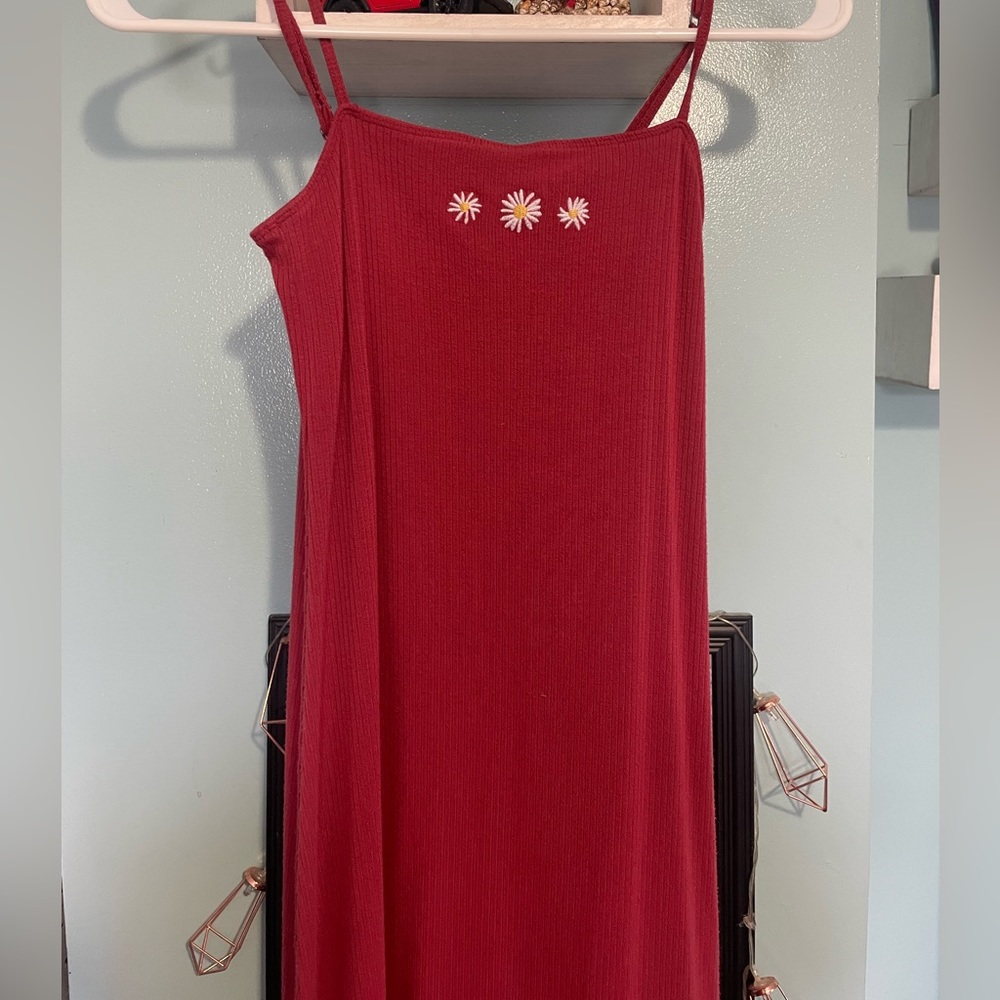 Hollister embroidered mini dress